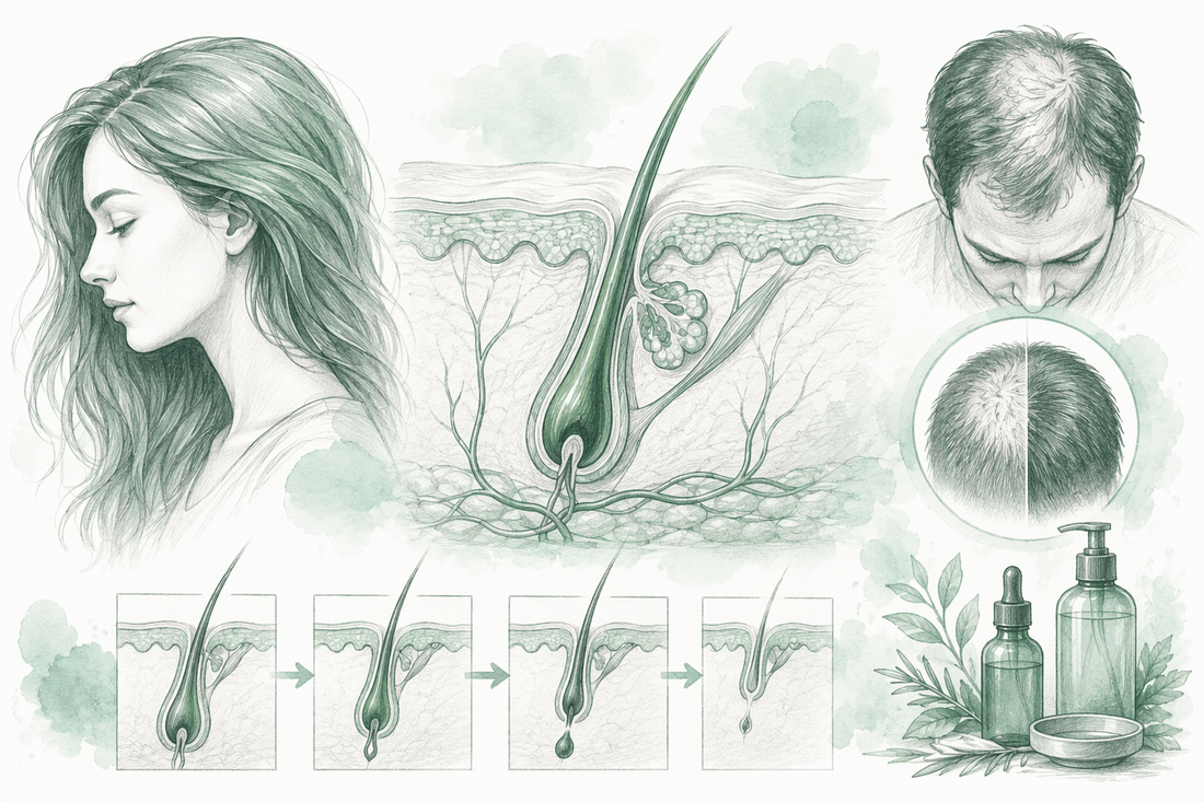 Hair Follicle: Anatomy, Growth Cycles, Hair Loss, and Evidence-Based Care