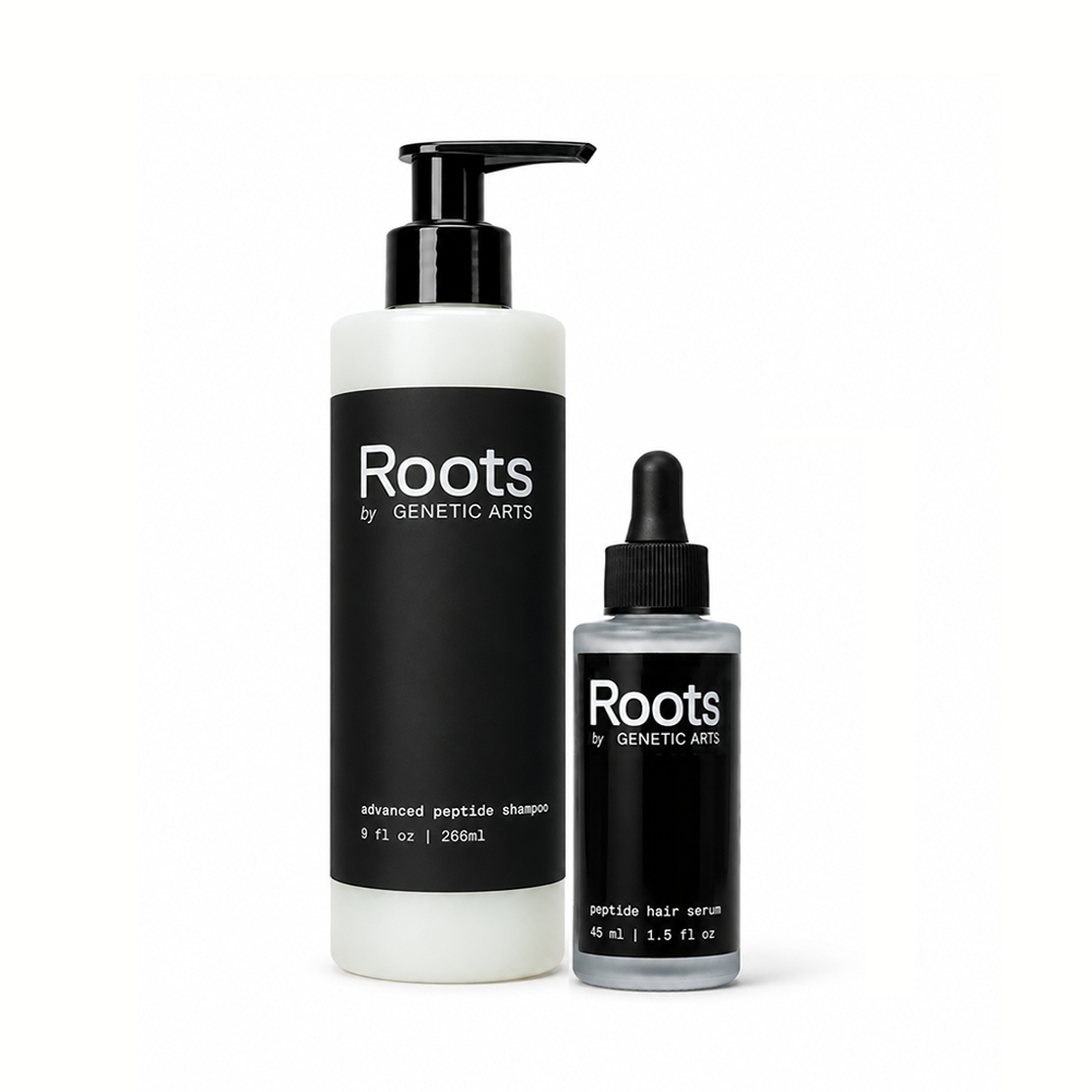 Peptide Shampoo and Serum Longevity Stack