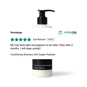 Peptide Shampoo and Serum Longevity Stack
