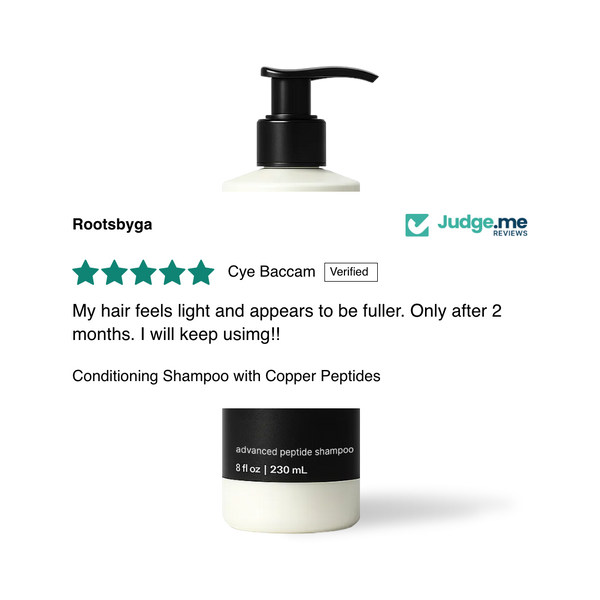 Peptide Shampoo and Serum Longevity Stack